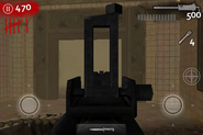 The iron sights