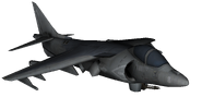 Harrier used in multiplayer, liveried for the United States Marine Corps.