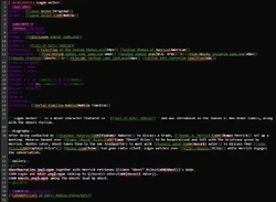 An example of Source Editor