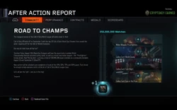 The "Roads to Champs" thermometer upon release, with the Prizefighters at the top