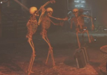 Skeletons, as seen in Rave in the Redwoods.