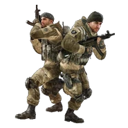 Two Spetsnaz soldiers wielding MP5s.