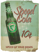 The Speed Cola poster seen in Verrückt.