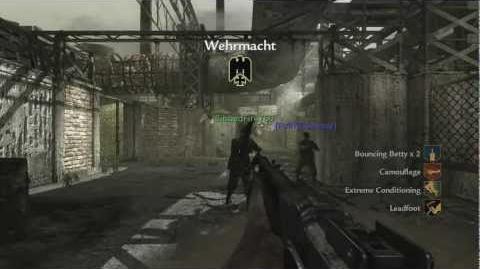 Gameplay in Call of Duty: World at War.