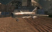 A North Vietnamese MiG in the Cuban airfield.