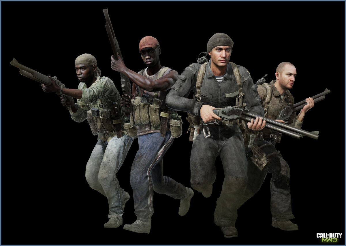 All Call of Duty Modern Warfare 3 characters