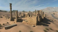 The ruins of the Oasis.