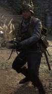 German machine gunner with an MG-15.