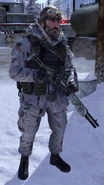 An Artic Spetsnaz soldier with a SPAS-12.