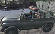 Victor Zakhaev driving a jeep COD4