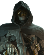 The custom X16 on Ghost's Gilded Reaper skin