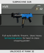 The HVR unlocked in multiplayer