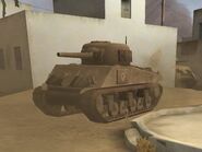 A Sherman in desert camouflage Call of Duty 2.