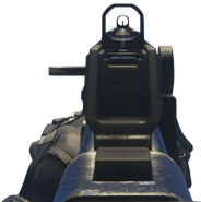 Iron sights.