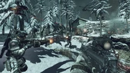A gunfight on the map Whiteout.