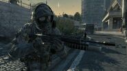 An SAS operator in Call of Duty: Modern Warfare 3.