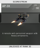 The AP-3X being unlocked in Multiplayer.