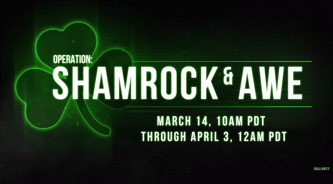 Operation: Shamrock & Awe Comes to Call of Duty: WWII!