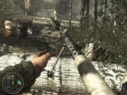 Установка на сошки