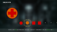 The Emblem Editor as it appears in Advanced Warfare