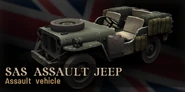 SAS Assault Jeep in the bonus materials.