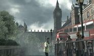 Metropolitan Police Service officers controlling the crowds.