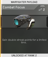 Combat Focus Unlock Card IW
