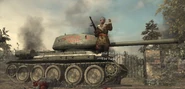 Reznov Standing on T-34 WaW