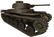 The standard Type 97 ShinHoTo tank found in game.