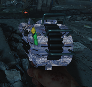 The Porter's X2 Ray Gun, first-person view in Classified.