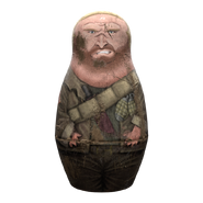 A render of Tank Dempsey Matryoshka Doll.