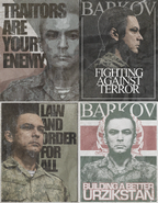 Propaganda posters of Barkov found in the mission Embedded.