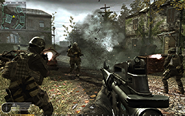 Gameplay in the map in Call of Duty 4: Modern Warfare.