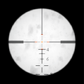 Scope reticle.