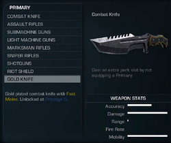 Fighting Knife Location, Weapons Stats, and Upgrades