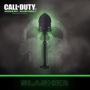 The promotional image for a vote for Slasher.