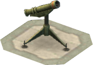 The SAM Turret as it appears in game.