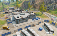 Bus Station region before the snow in Season 2 Update.