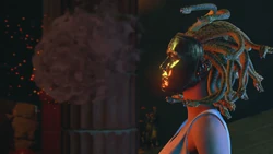 Medusa protected from Prima Materia.