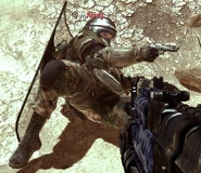 Щит в ПБ за спиной