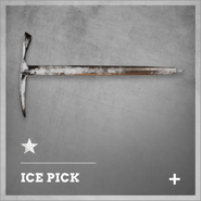 Promo of the Ice Pick - Gold Digger variant.