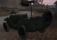 Rear view of the Gaz-67b.