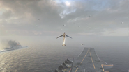 Hunter Killer Drone in flight Carrier BOII