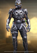 Lazarus' "Mortal Fear" uniform in-game.