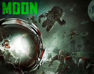 Moon's advertisement picture. Note the flying zombie in a space suit in the background.