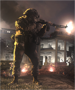 A VDV soldier fires his RPD in "Whiskey Hotel"