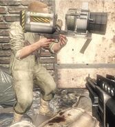 "Tank" Dempsey holding the Thundergun