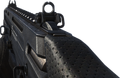 The SMR with a foregrip attached in first person.