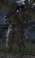 An Inner circle sniper with a Ghillie suit and wields a WA2000.