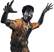 Render of a zombie from Green Run in Call of Duty: Black Ops II.